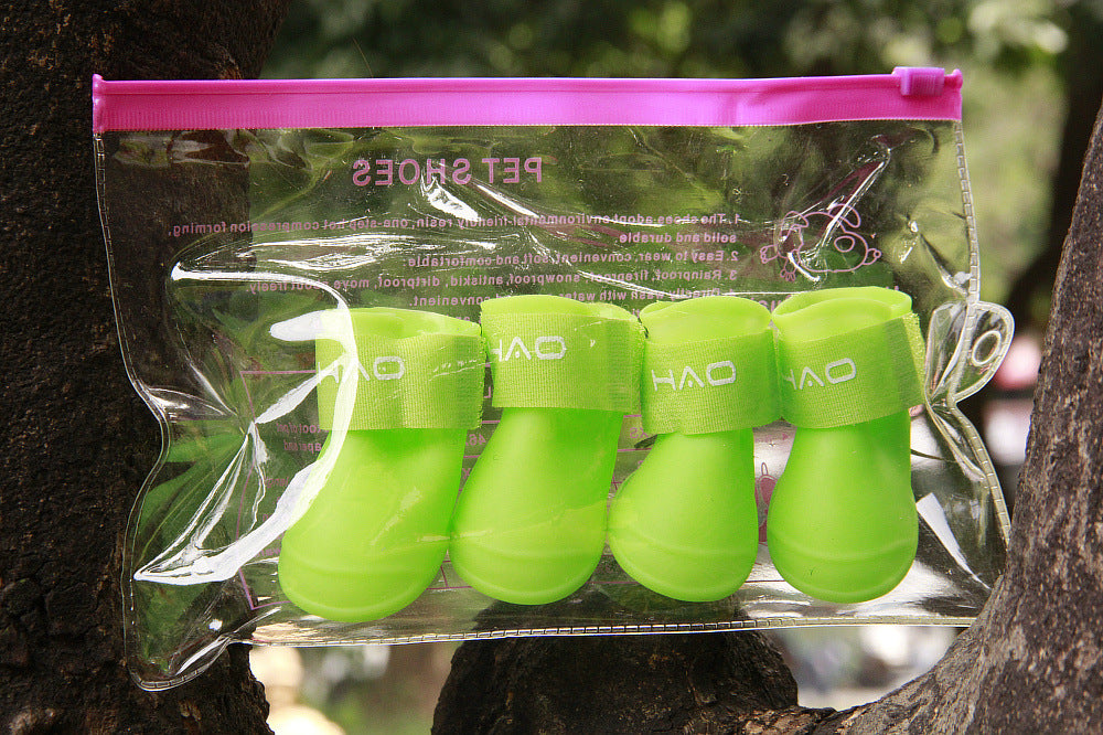 Color: Green, Size: XXL - Pet dog shoes