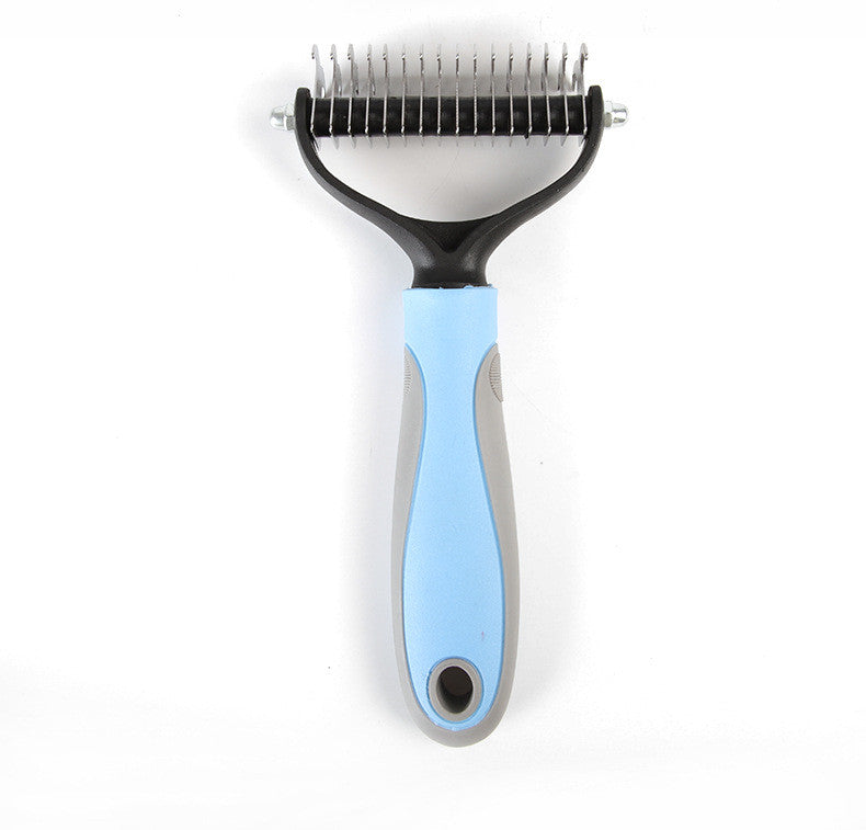 Color: Blue, style: Large - Effective Removing Knots Pet Knot Comb