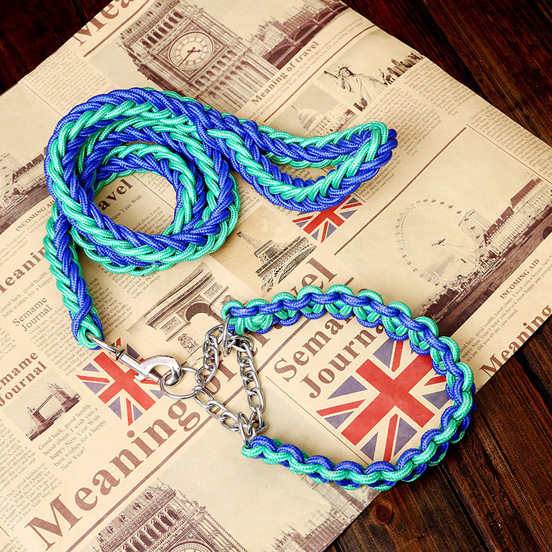 Color: Red1, Specification (length * width): S 1.3 meters long amp 1.2 - Strong quality dog Leashes Updated color col stereotyped rope Large Dog Leashes with P-chain for Great strength dog