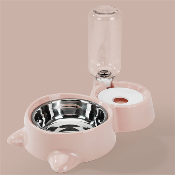 Color: Pink - Dog bowl
