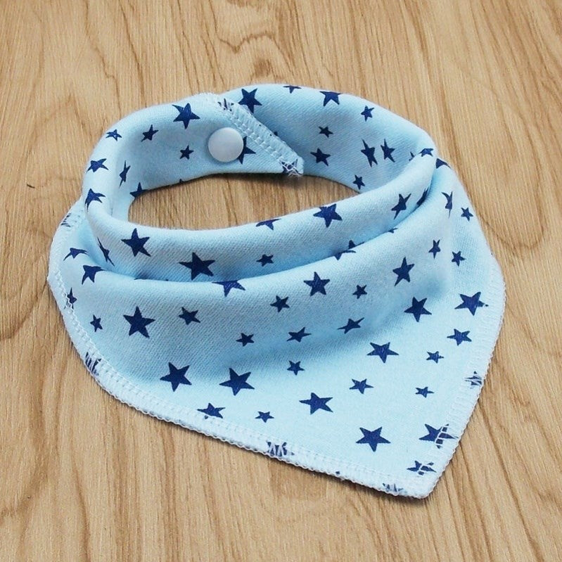 Color: Blue A - Cat and dog triangle scarf