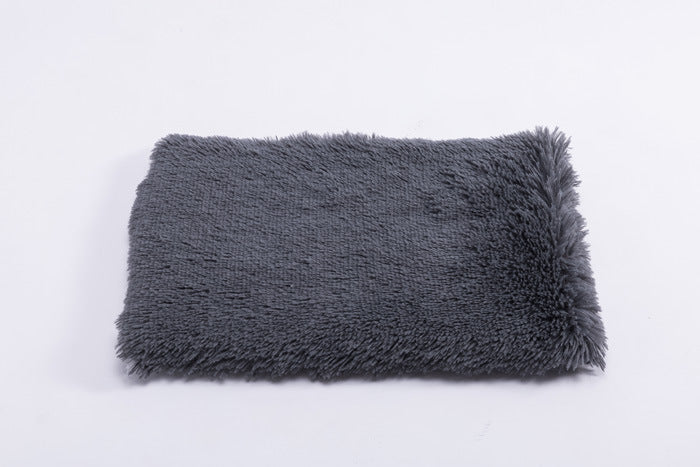 Color: Dark grey, format: L - Plush pet nest