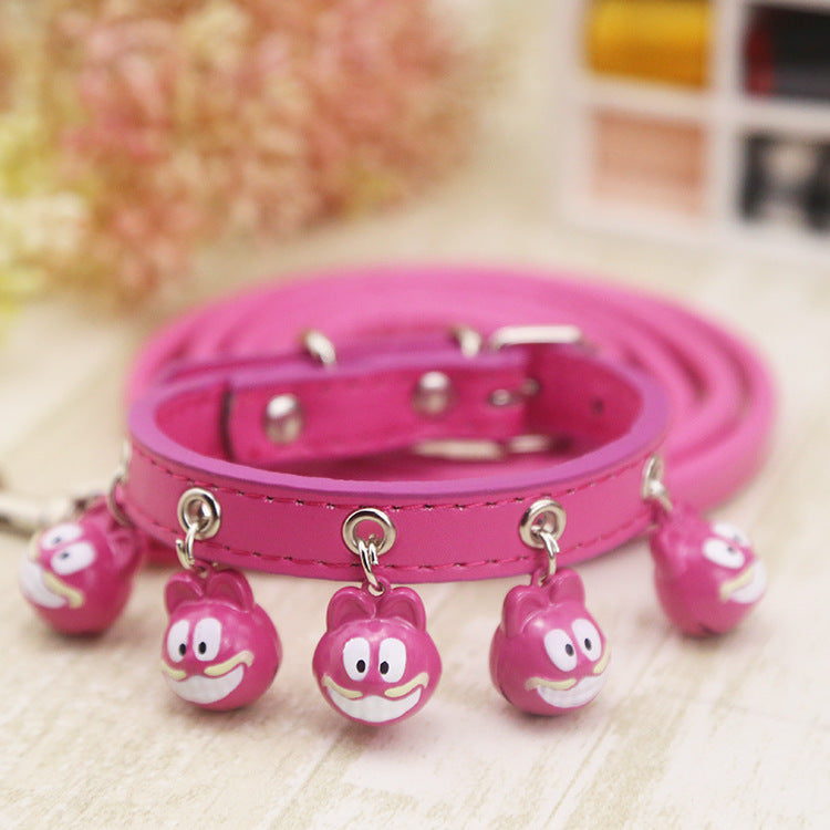 style: Rose redA, Size: S - Pet collar