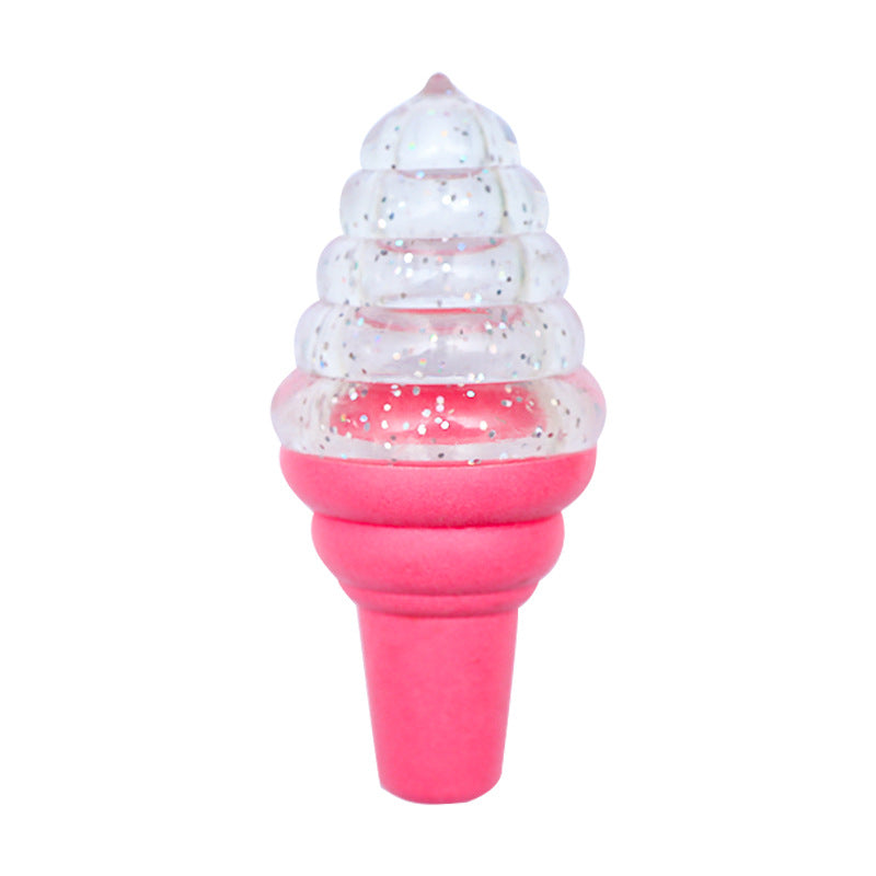 Color: Pink ice cream - Dog summer fruit frozen toy