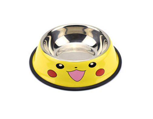 Color: Yellow cartoon, Specification: M - Pet basin