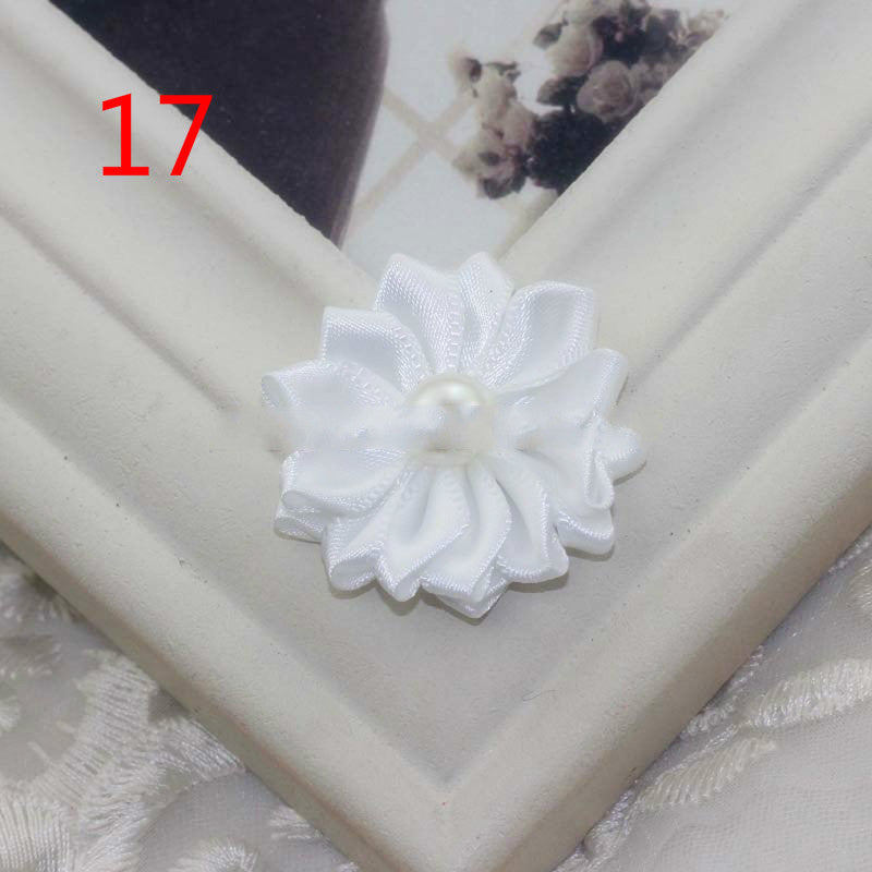 Ribbon Handmade Pearl Flowers