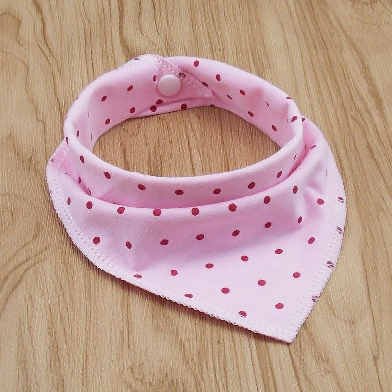 Color: Pink A - Cat and dog triangle scarf