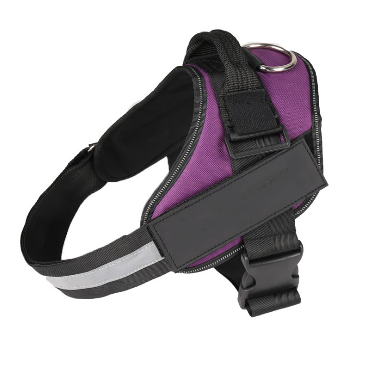 Color: Purple, Size: XS - Pet Traction Rope Pet Chest Harness Dog Traction Rope Chain Rope Chain Pet Supplies