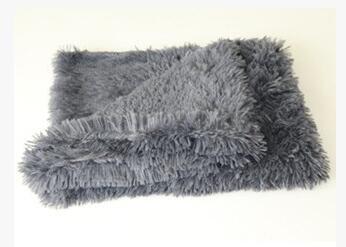 Color: Dark grey, format: S-56x36cm - Pet Dog Cat Blankets