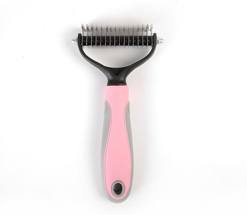 Color: Pink, style: Small - Effective Removing Knots Pet Knot Comb