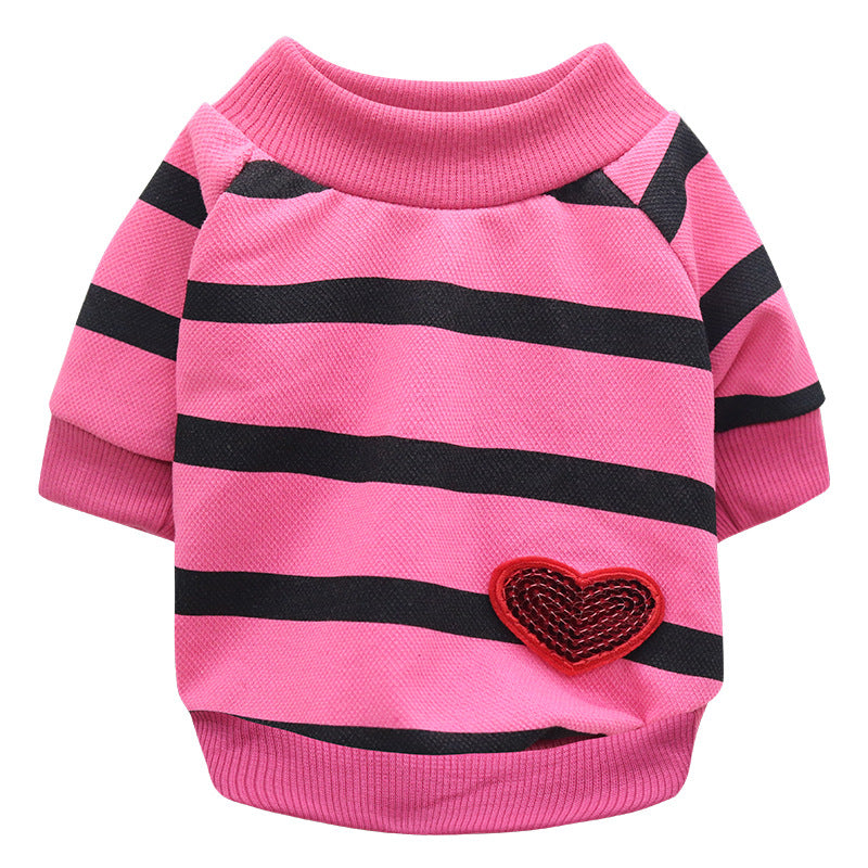Color: Pink, Size: XS - Puppy summer clothes
