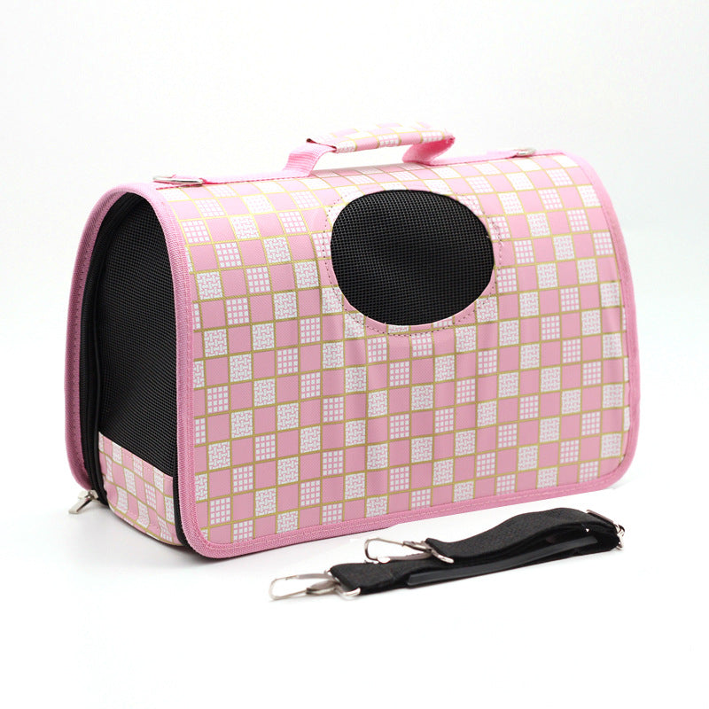 Color: S, format: Square pink - Dog out bag