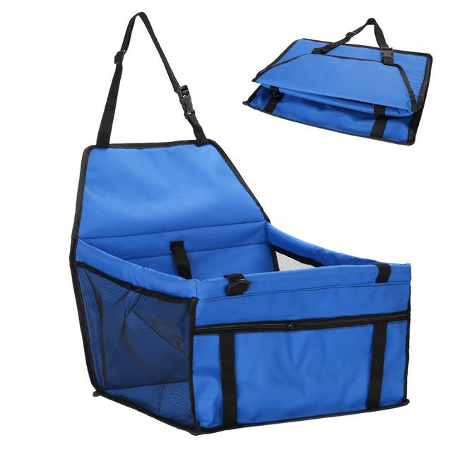 Color: Blue - Waterproof Dog Carrier Seat Long Journeys