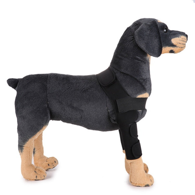 Color: Black, Size: S - Pet  Dog Knee Pads Support Brace 1pair