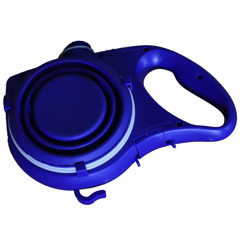 Color: Blue - Pet Supplies With Water Bottle, Cup, Pet Rope
