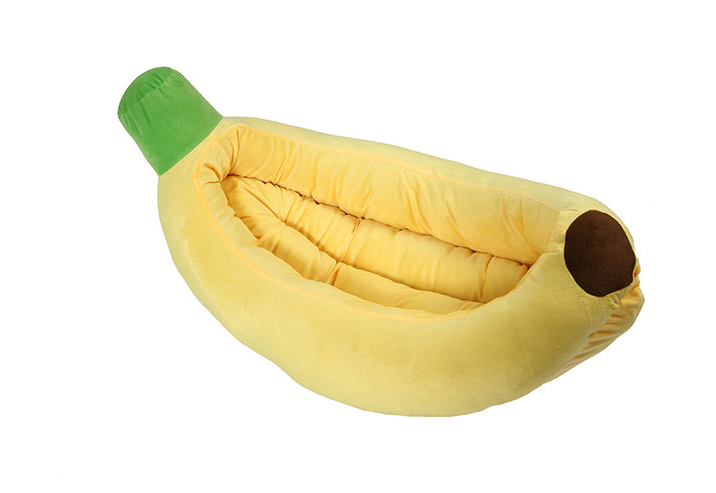 Size: M - Washable Pet Banana Kennel Pet Pad