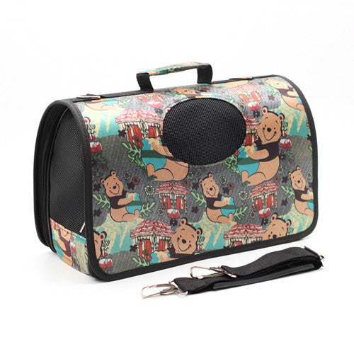 Color: S, format: Little bear pattern - Dog out bag