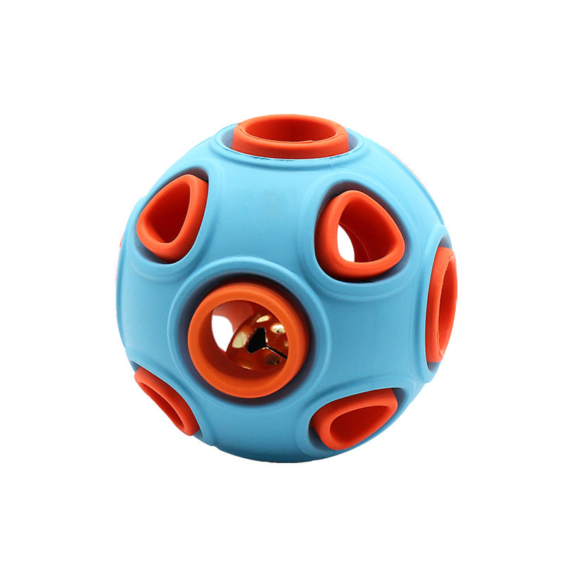 Color: Blue Bells, Size: M - Luminous Sounding Dog Toy Ball