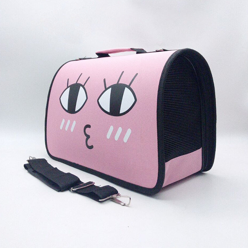 Color: S, format: Big pink eyes - Dog out bag