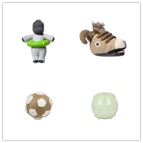 Color: Set1 - Dog toy bite-resistant glow