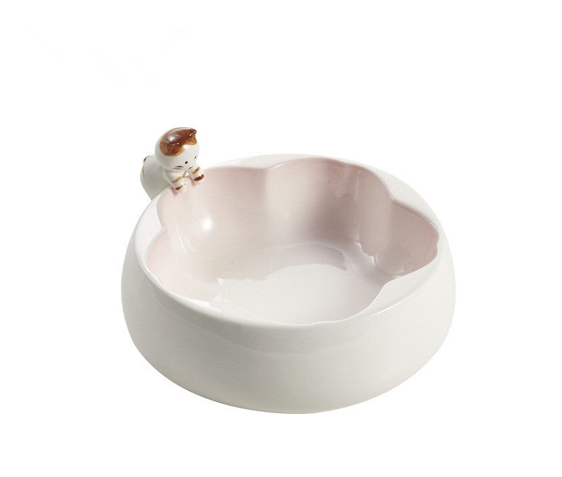 Pet drinking water bowl dog bowl rice bowl