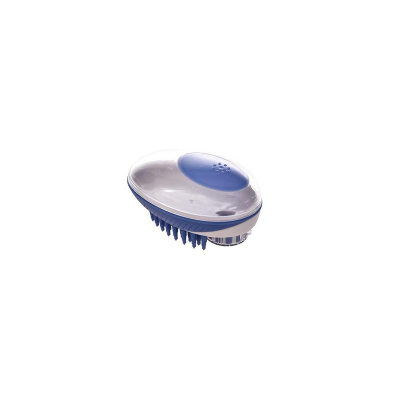 Color: Blue - Pet Bath Massage Comb Automatic Liquid