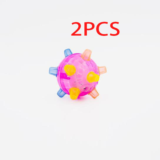Color: Red2PCS - Dancing Ball Glowing Toy