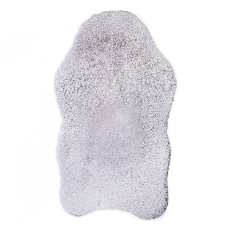 Color: GrayLeather case, Size: S - Fluffy Long Plush Warm Pet Blanket