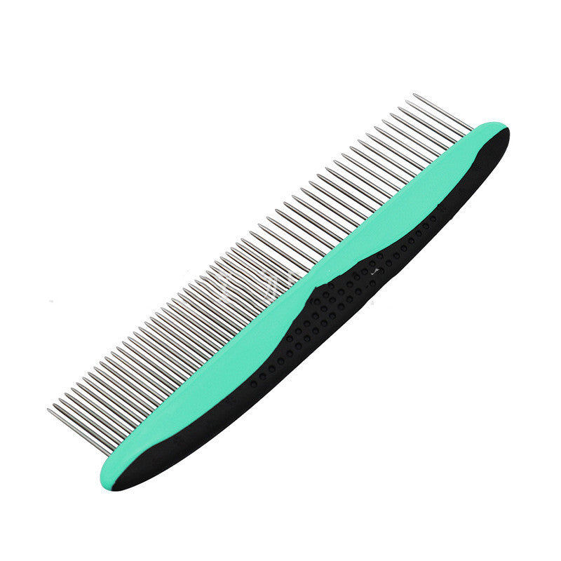 Color: Combing - Cross-border Customized New Pet Brush Retractable Hair Removal Opening Knot