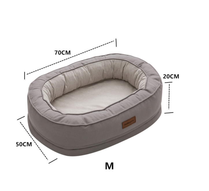 Size: M, Style: Nest - Comfortable Massage Orthopedic Waterproof Cat and Doghouse