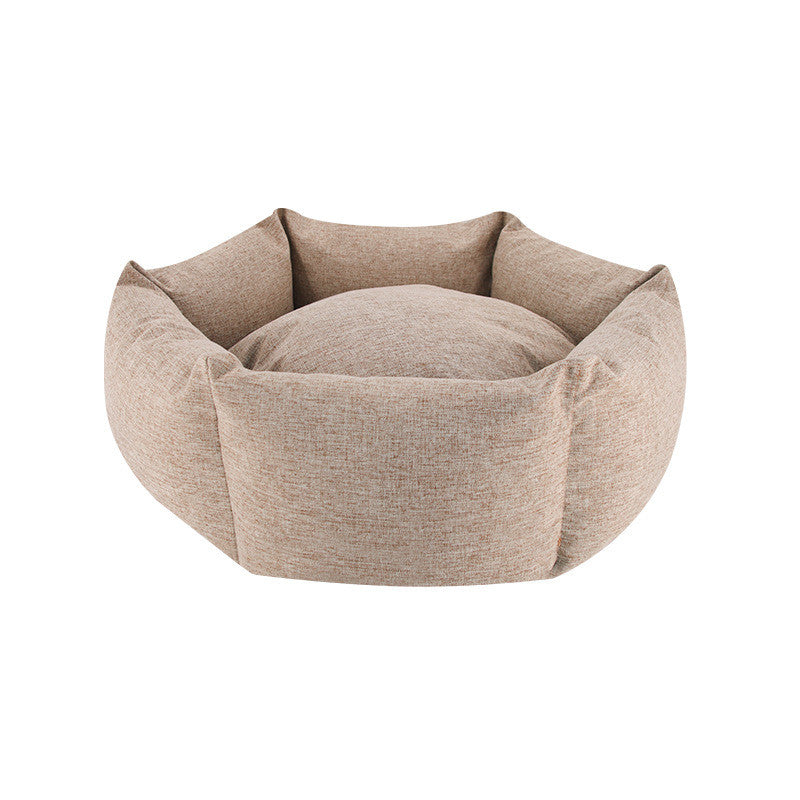 Color: Khaki, Model: No Mat model-XL, Size:  - Pet dog mattress