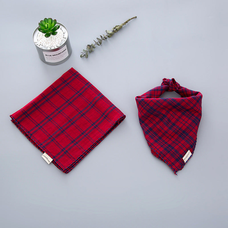 Dog Turban Birthday Gift Water Bib Double-sided Turban