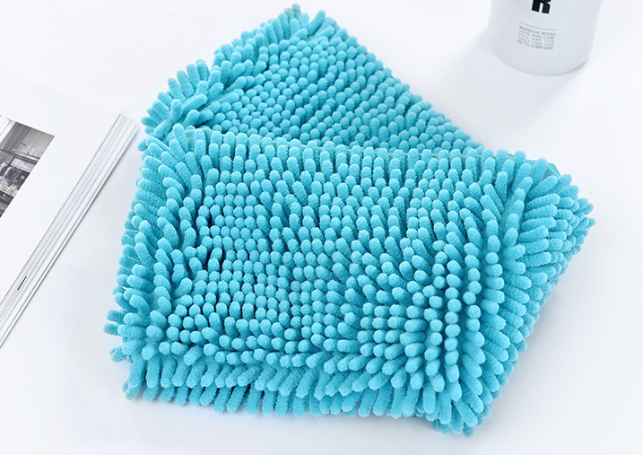 Color: Blue, Size: L - Dog cat bath pet towel
