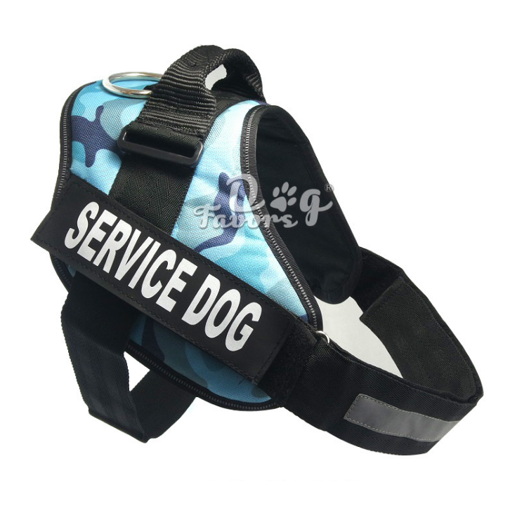 Size: M, Color: Navy blue camouflage - Chest strap