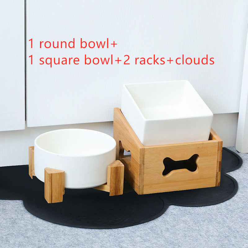 Color: White, style: B - Nordic Creative Multifunctional Fruit Dessert Bowl