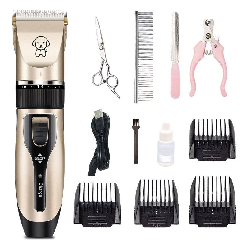 Color: Package F - Dog shaver pet electric clippers