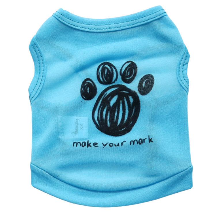 Footprints pet vest