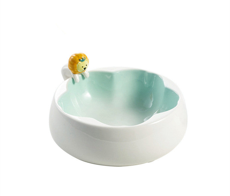 Pet drinking water bowl dog bowl rice bowl