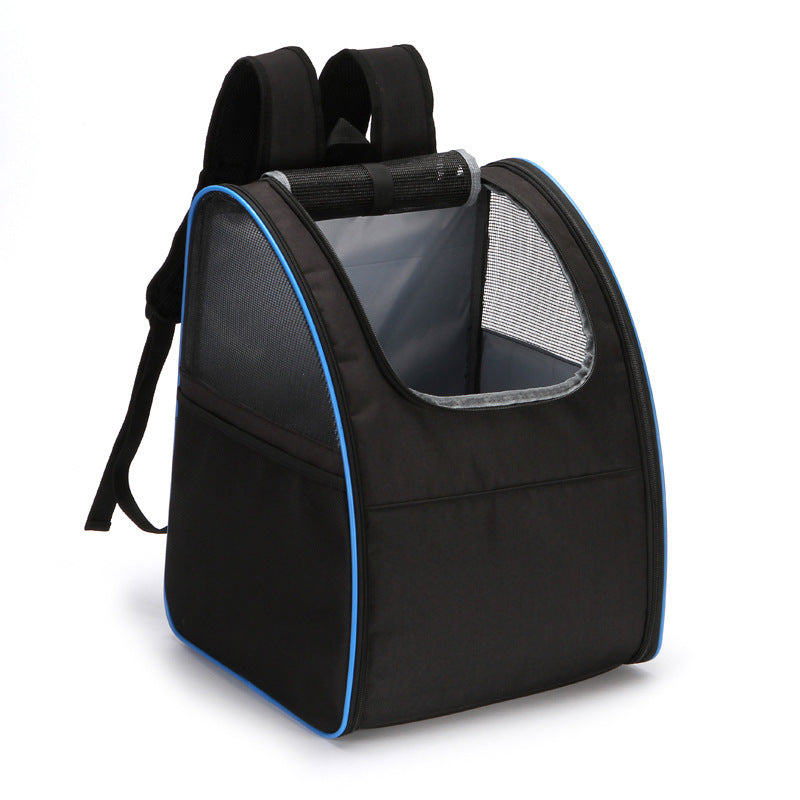 Mesh breathable pet backpack