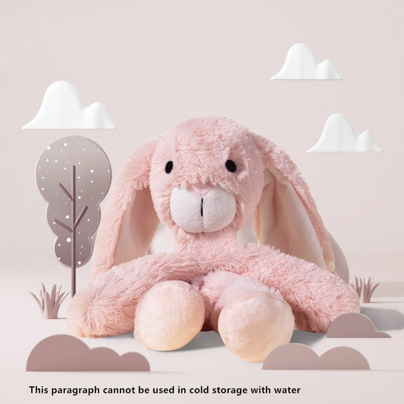 Color: Miss Rabbit - Pet dog toy plush resistant to biting teeth