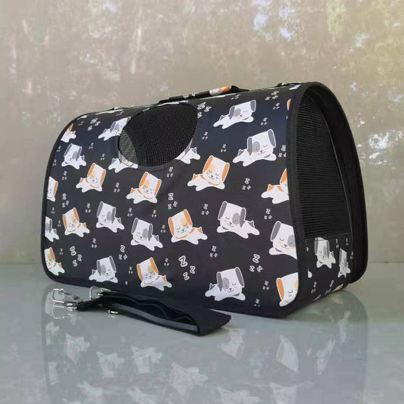 Color: L, format: Black puppy - Dog out bag
