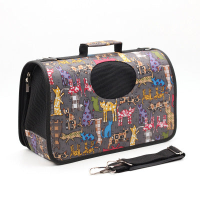 Color: L, format: Animal pattern - Dog out bag