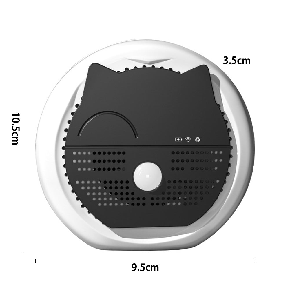 Pet Cat  Litter  Box  Deodorization  Artifact 24-hour Intelligent Monitoring Double-effect Purification Module Disinfection Device English Neutral