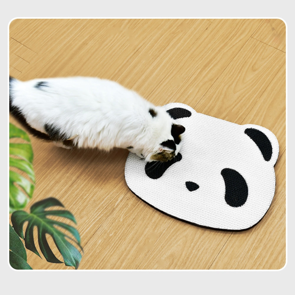 Panda Pattern Cat Scratching Board Wear-resistant Scratch-resistant Wall Mounted Scratching Mat Claw Grinder panda pattern