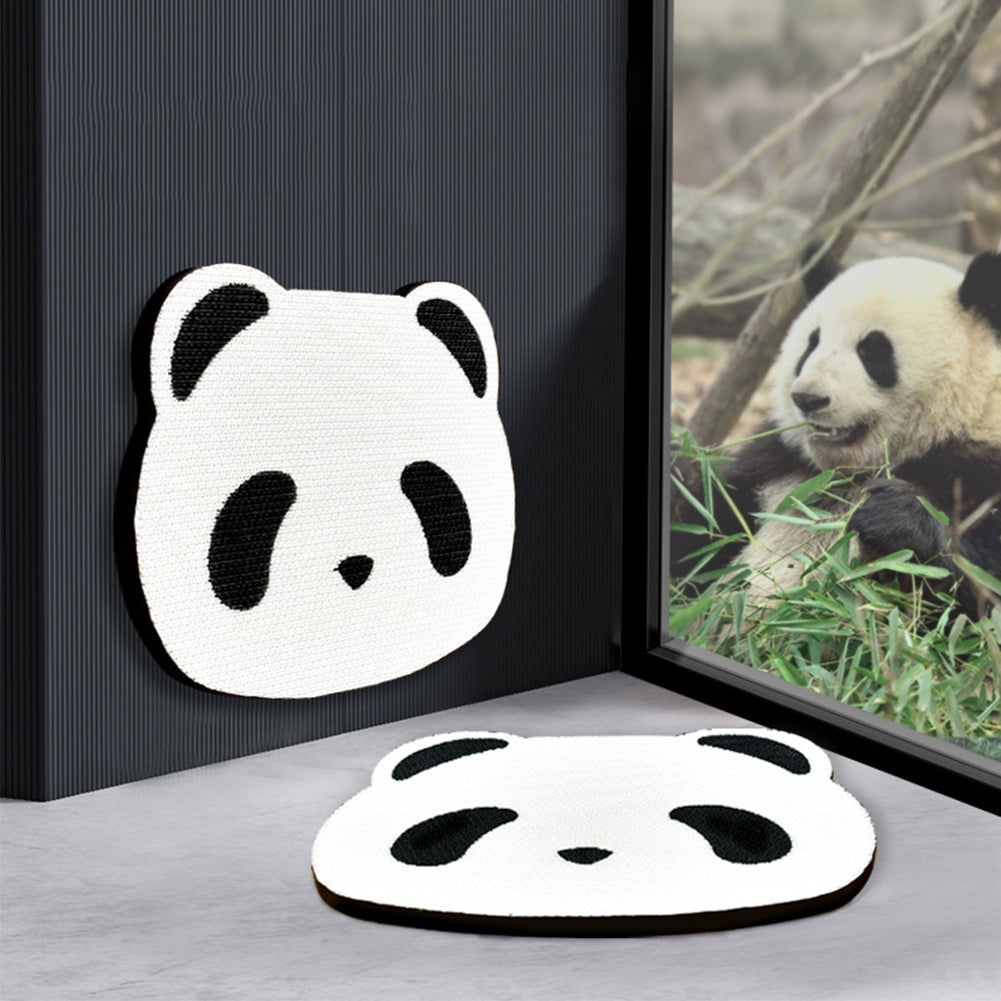 Panda Pattern Cat Scratching Board Wear-resistant Scratch-resistant Wall Mounted Scratching Mat Claw Grinder panda pattern