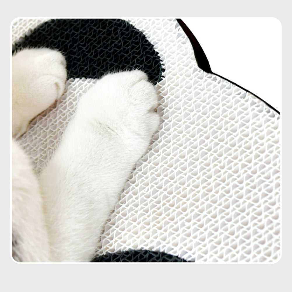 Panda Pattern Cat Scratching Board Wear-resistant Scratch-resistant Wall Mounted Scratching Mat Claw Grinder panda pattern