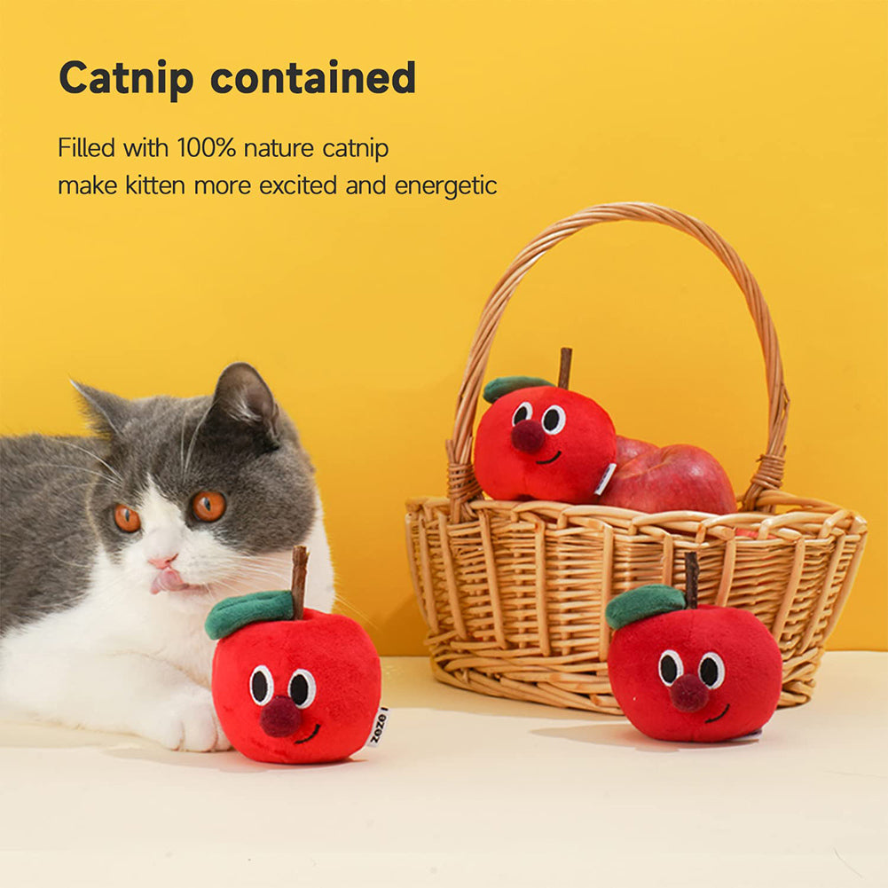Pet Cats Plush Chew Toys Bite-resistant Catnip Toys Tooth Cleaning Stick