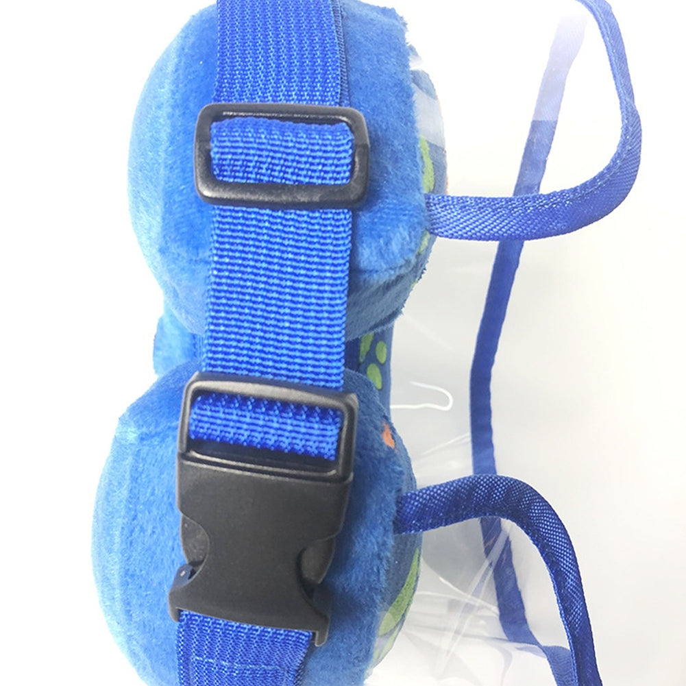 Pet Inflatable Cone Anti-bite Anti-lick Elizabethan Collars Protective Headgear For Stop Licking Biting Wounds blue M