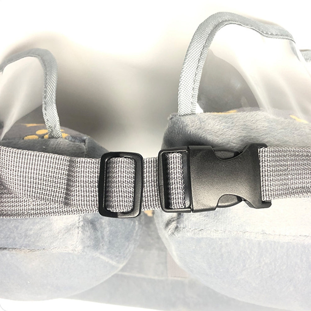 Pet Inflatable Cone Anti-bite Anti-lick Elizabethan Collars Protective Headgear For Stop Licking Biting Wounds grey L