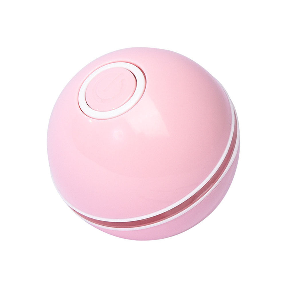 LED Teaser Ball with Replacement Head Electric Cat Toys for Pet white